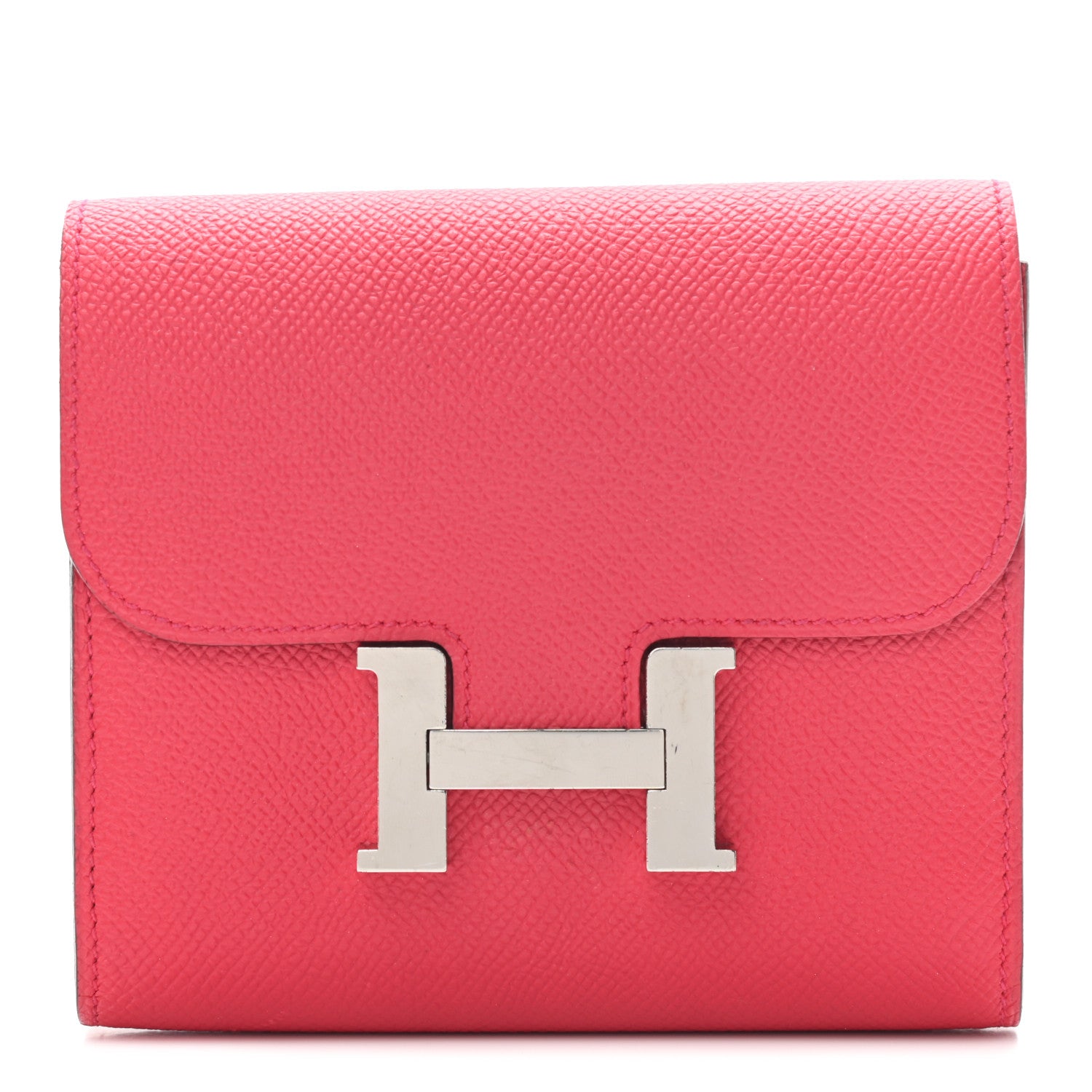 Hermes Epsom Constance Short Wallet Rose Extreme 1 of 8