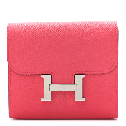 Hermes Epsom Constance Short Wallet Rose Extreme 1 of 8