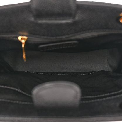 Chanel Caviar Quilted Petit Shopping Tote PST Black 5 of 11