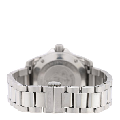 Gucci Stainless Steel Diamond Mother of Pearl 32mm Dive Quartz Watch 3 of 4