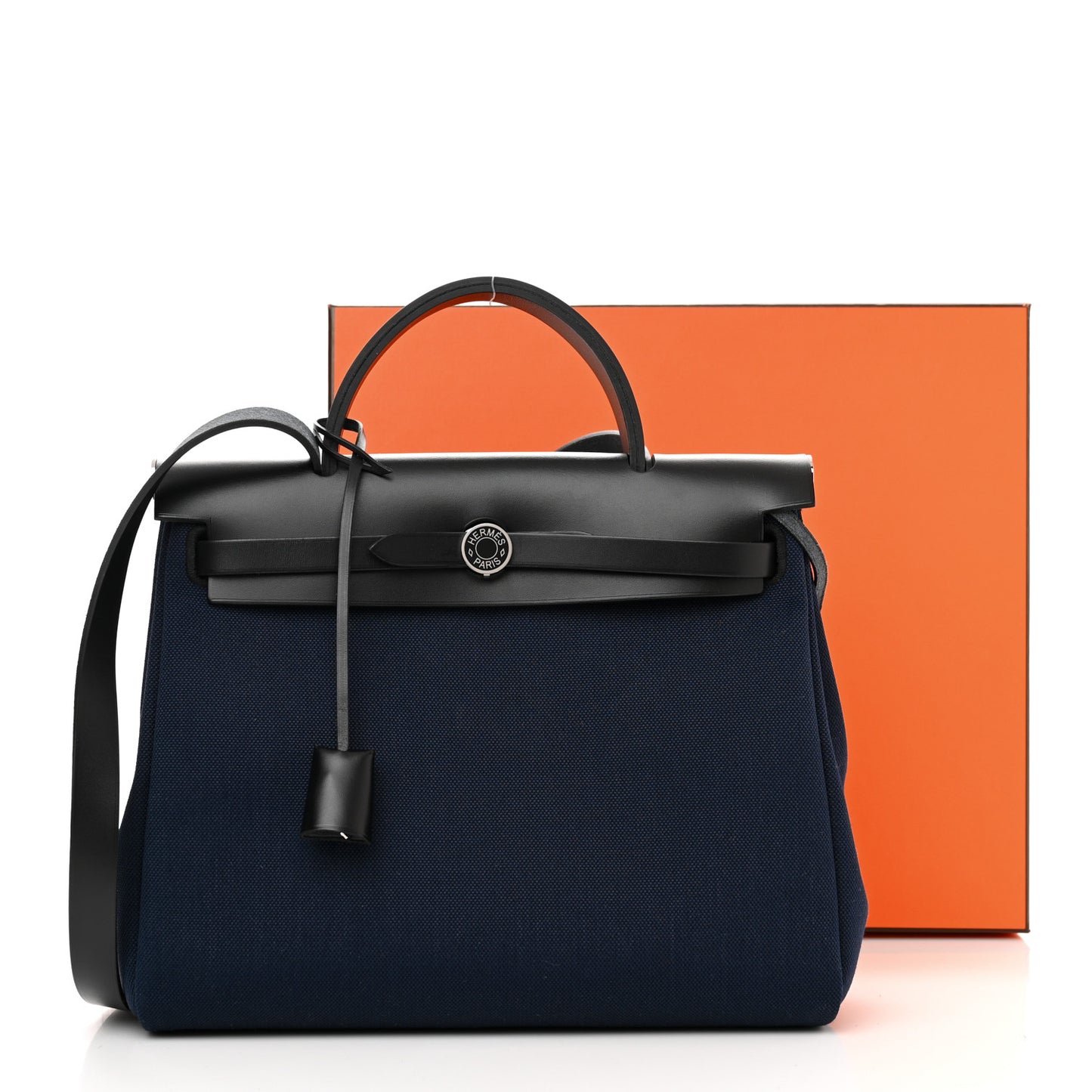 Military Toile Vache Hunter Herbag Zip Retourne 31 PM Bleu Marine Black