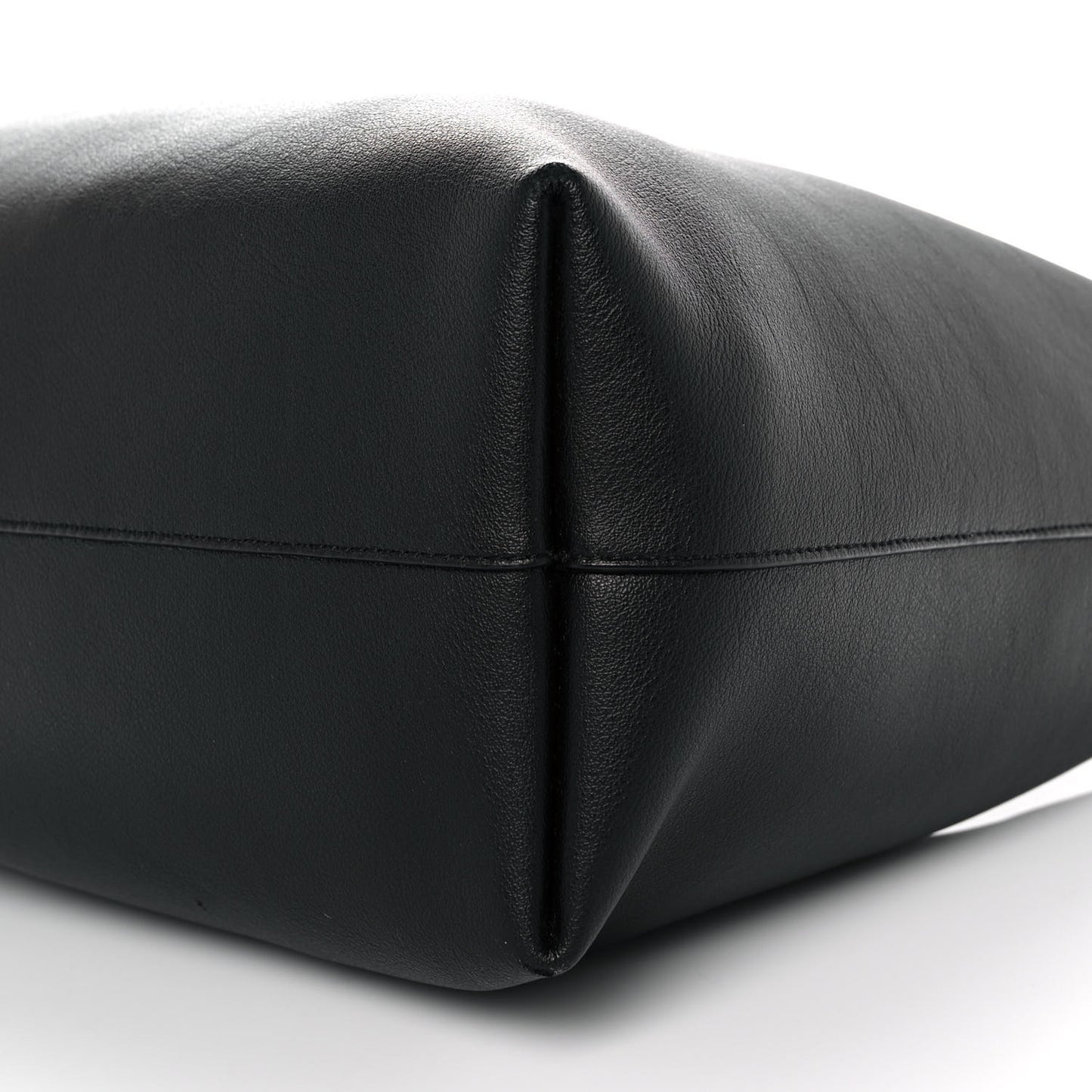 Calfskin Large Shopping Tote Black