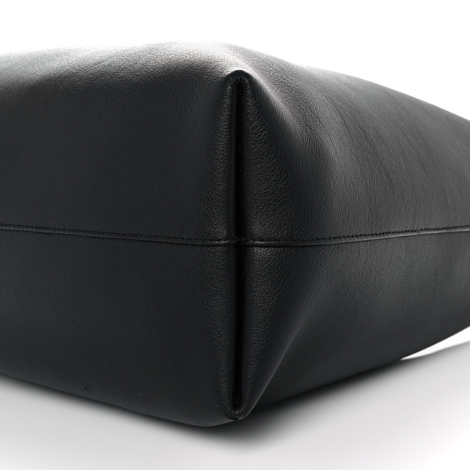 Saint Laurent Calfskin Large Shopping Tote Black 9 of 9