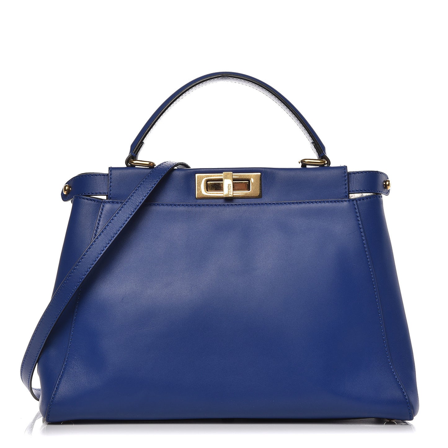 Vitello Morgan Fabric Jacquard Pequin Medium Peekaboo Iconic Satchel Blue Neon Tobacco