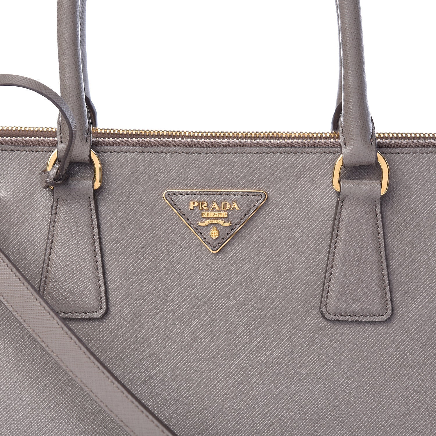 Prada Saffiano Large Galleria Double Zip Tote Argilla 11 of 17