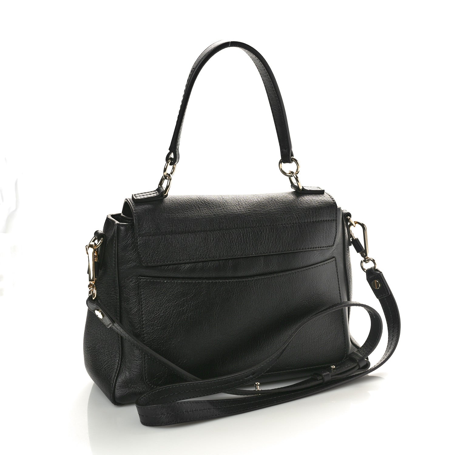 Chloe Calfskin Small Faye Day Shoulder Bag Black 3 of 9