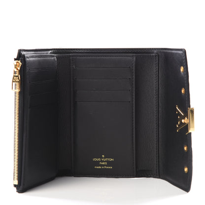 Louis Vuitton Taurillon Capucines Studded Compact Wallet Black 4 of 12