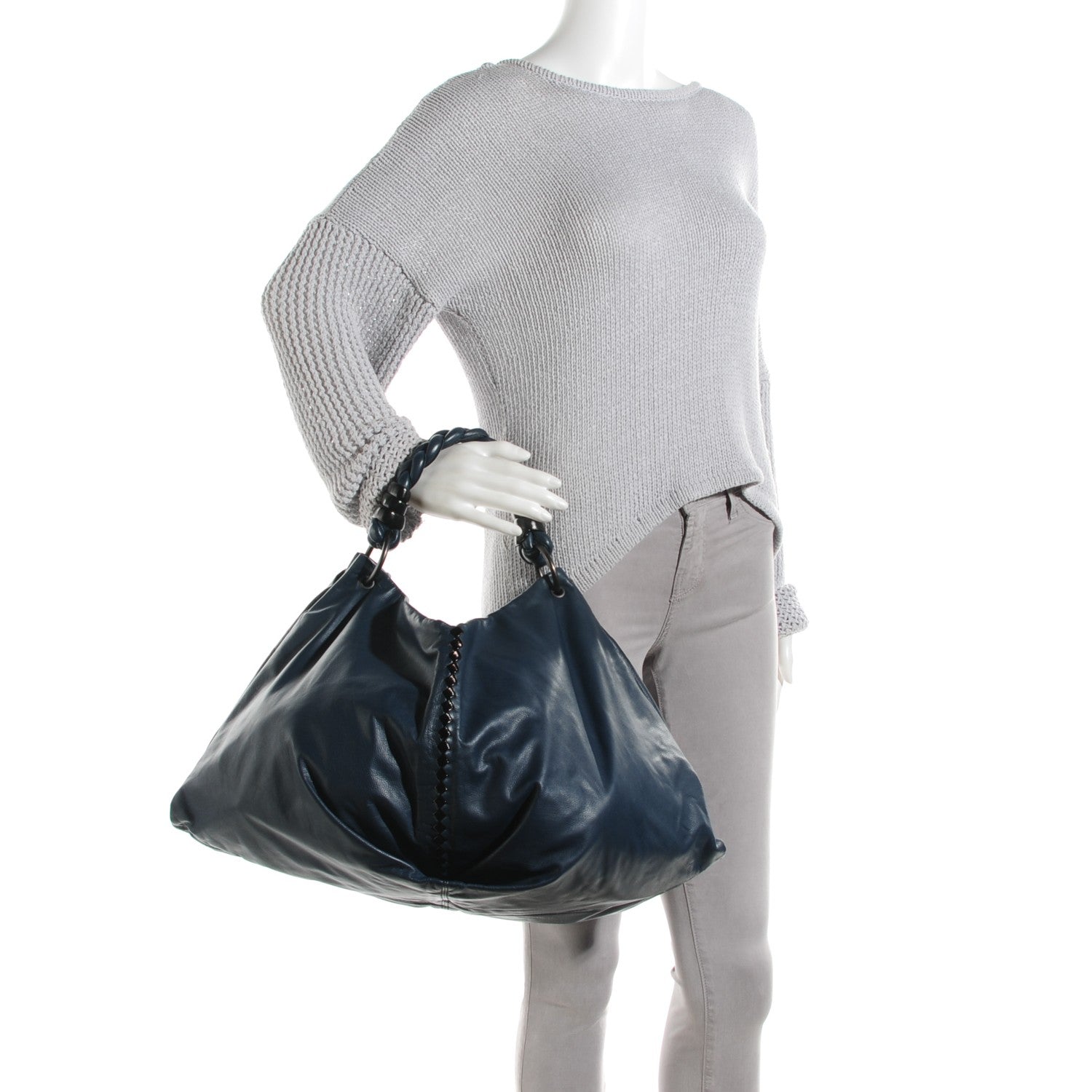 Bottega Veneta Nappa Intrecciato Aquilone Fortune Cookie Hobo China 2 of 8