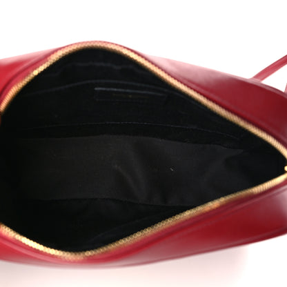 Saint Laurent Calfskin Matelasse Monogram Lou Camera Bag Opyum Red 5 of 9