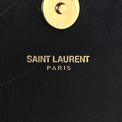 Saint Laurent Calfskin Small Classic Monogram Kate Tassel Satchel Black 7 of 11