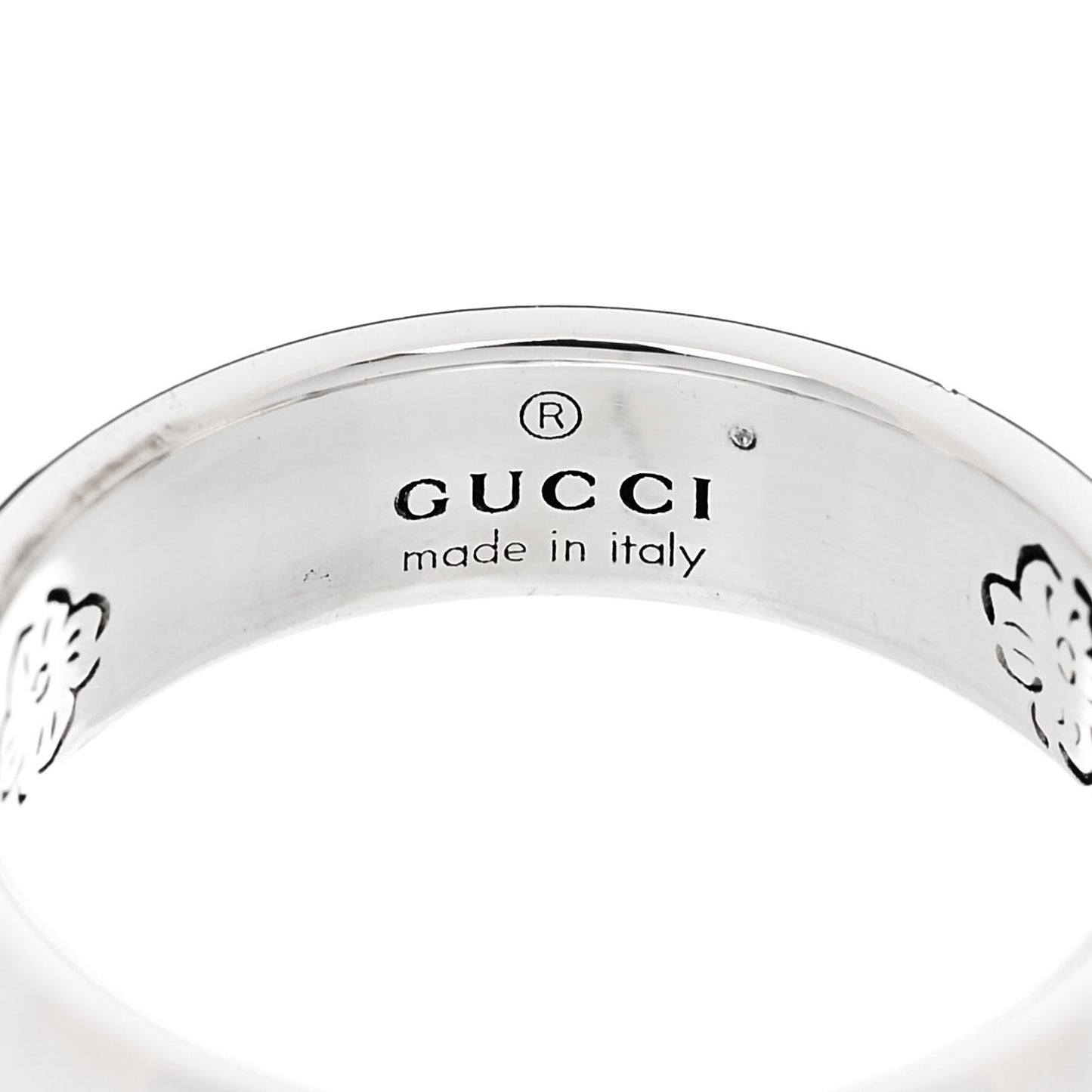 Sterling Silver Blind for Love Band Ring 50 5.5