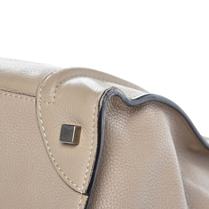 Celine Drummed Calfskin Mini Luggage Dune 14 of 17
