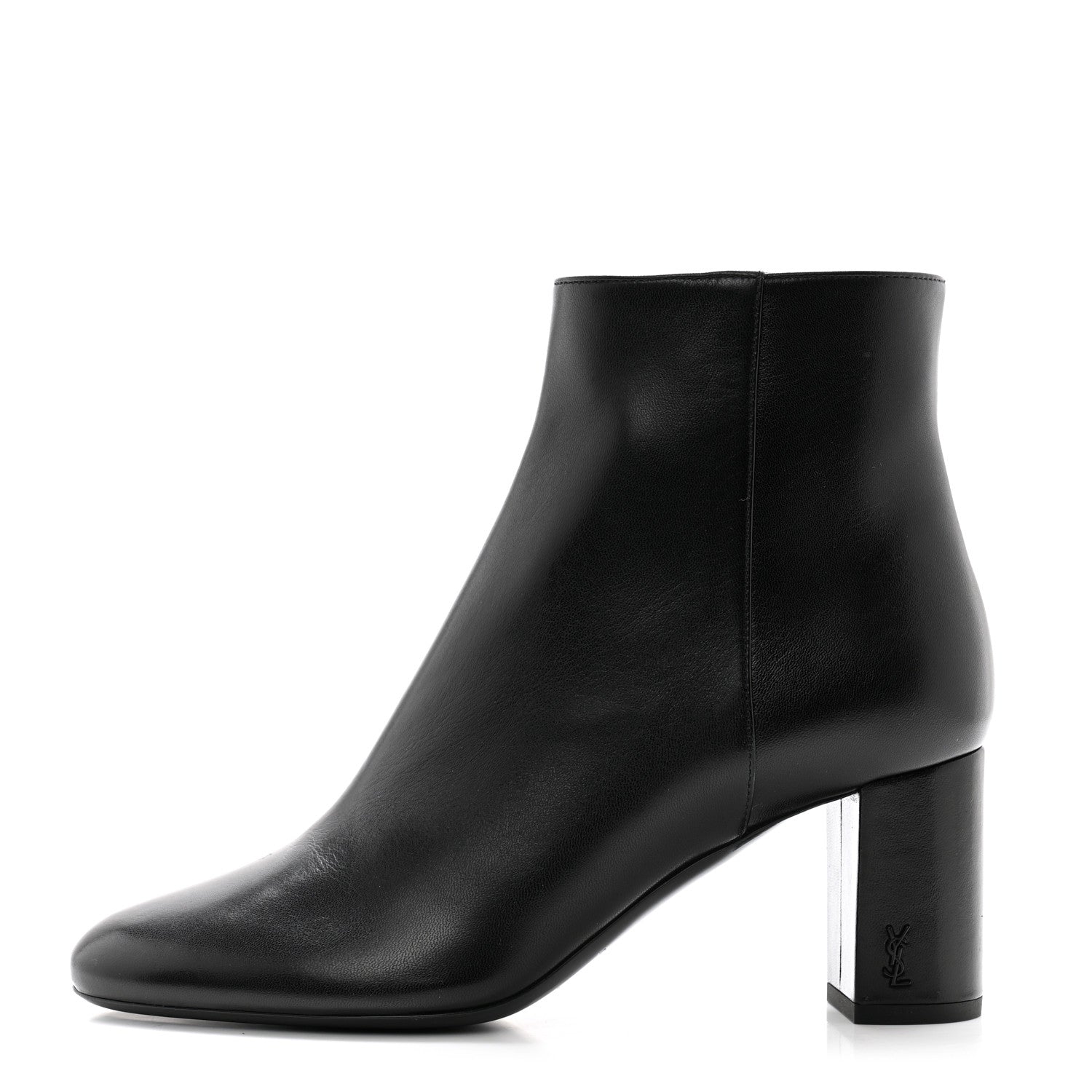 Saint Laurent Nappa Vendome Loulou Ankle Zip Boot 38 Black 1 of 10