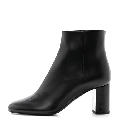 Saint Laurent Nappa Vendome Loulou Ankle Zip Boot 38 Black 1 of 10