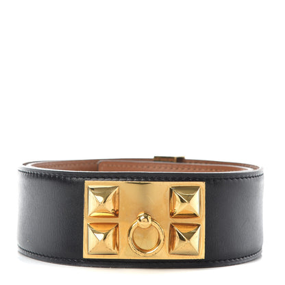 Hermes Box Collier De Chien CDC Belt 65 Black 1 of 5