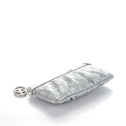 Gucci Guccissima New Britt Wristlet Silver 4 of 7