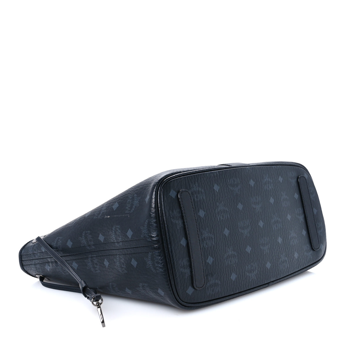 MCM Visetos Medium Liz Reversible Shopper Tote Black 6 of 18