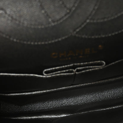 Chanel Iridescent Calfskin Quilted 2.55 Reissue 225 Flap Ruthenium 5 of 10