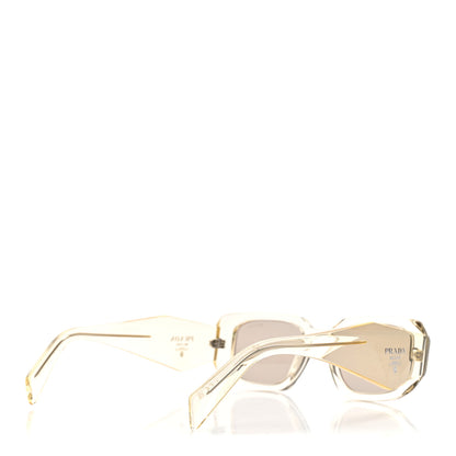 Prada Acetate Symbole Sunglasses SPR 17W Transparent Gold 4 of 8