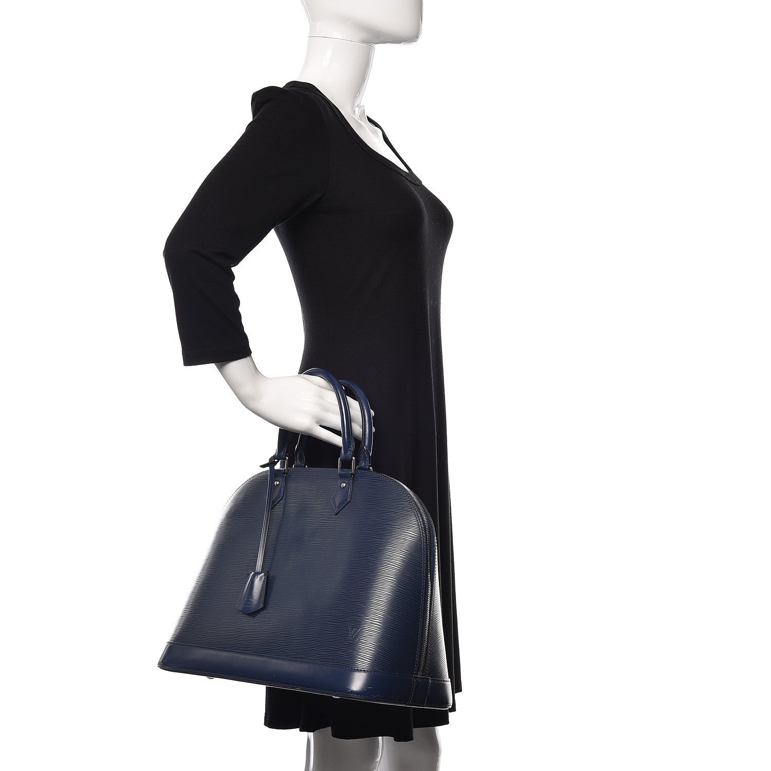 Louis Vuitton Epi Alma MM Indigo 2 of 15
