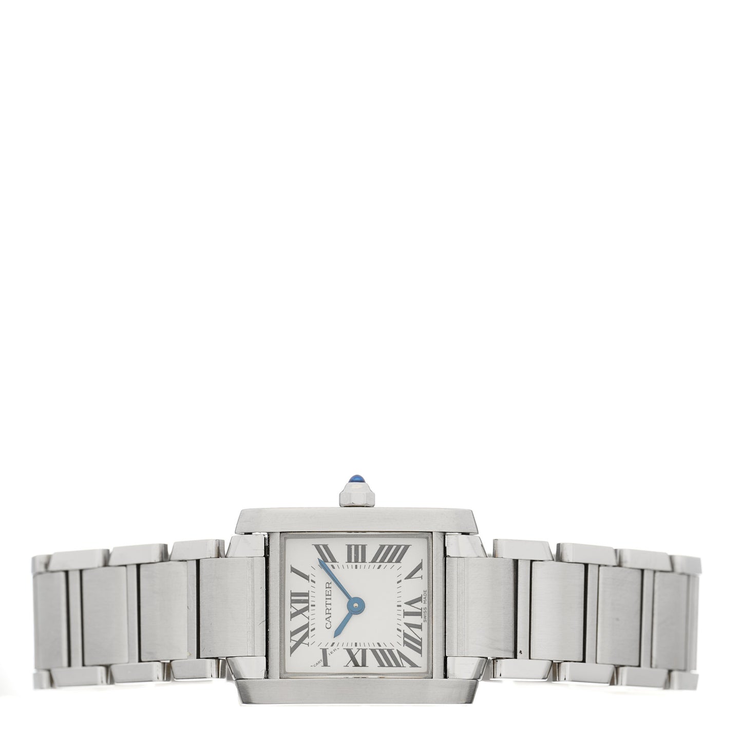 Stainless Steel 20mm Tank Francaise Quartz Watch