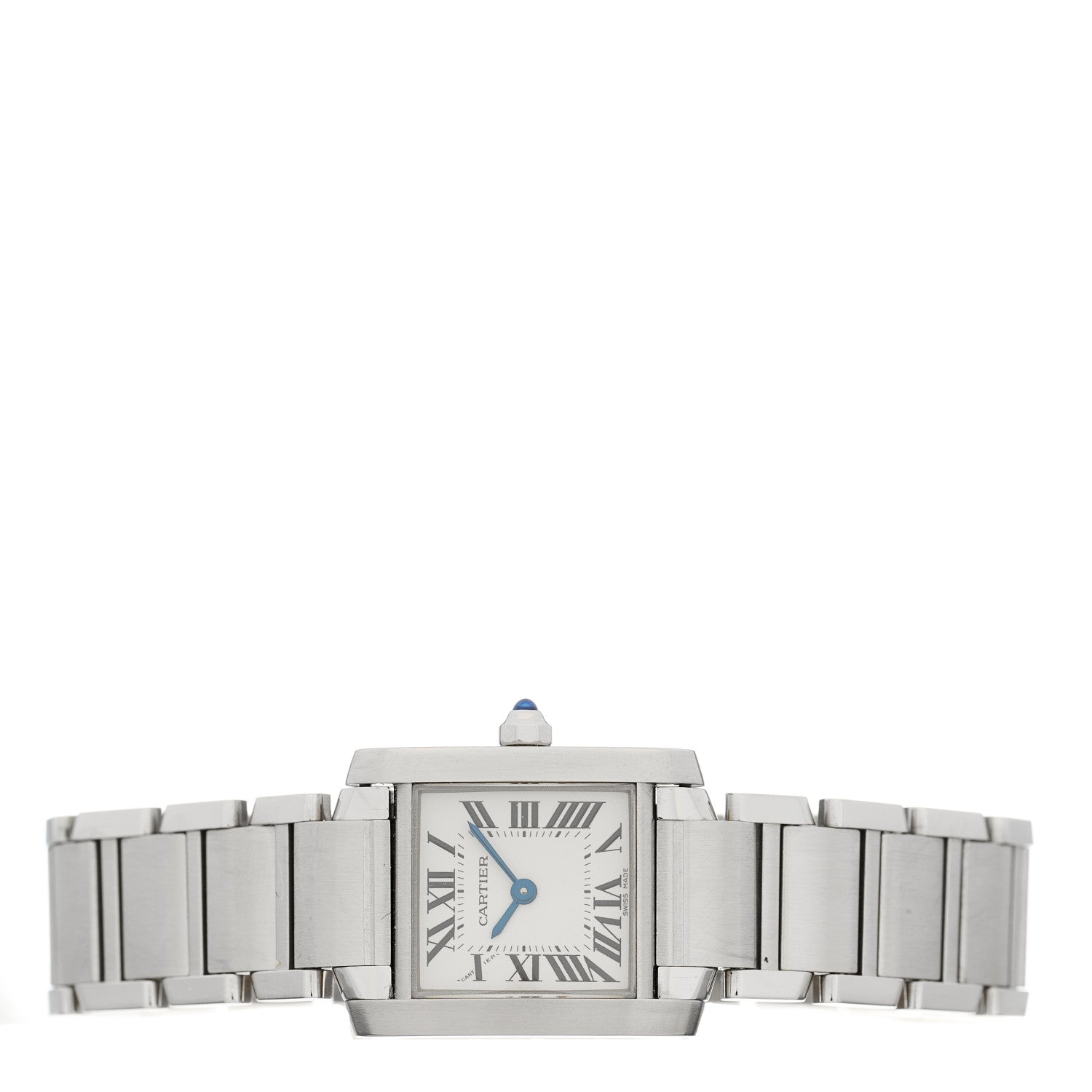 Cartier Stainless Steel 20mm Tank Francaise Quartz Watch 2 of 5
