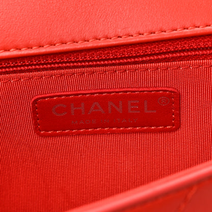 Chanel Calfskin Stitched Ring My Bag Flap Crossbody Red 6 of 9