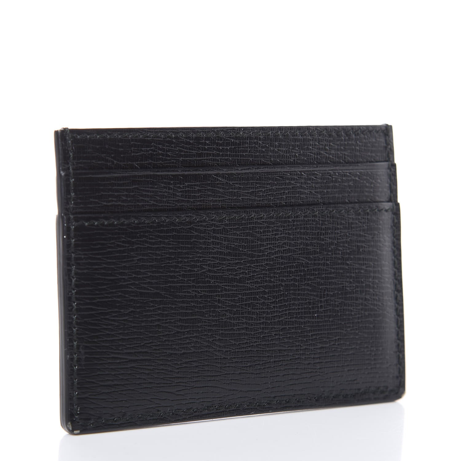 Gucci Calfskin Kingsnake Card Holder Black 5 of 8