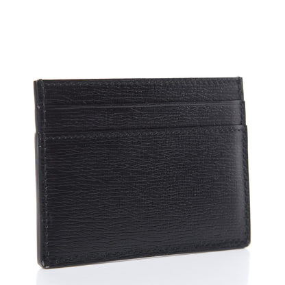 Gucci Calfskin Kingsnake Card Holder Black 5 of 8