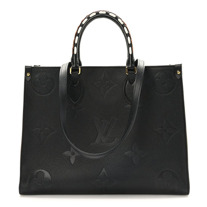 Louis Vuitton Empreinte Monogram Giant Wild At Heart Onthego MM Black 1 of 8
