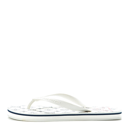Louis Vuitton Rubber Molitor Thong Sandals 8 White 1 of 9