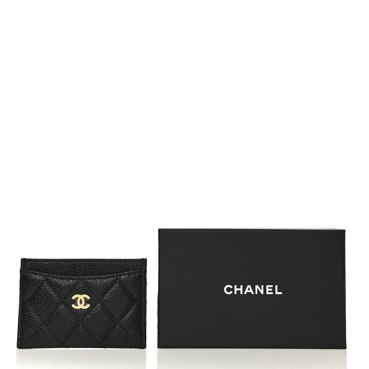 Chanel Caviar Quilted Card Holder Black 12 of 12