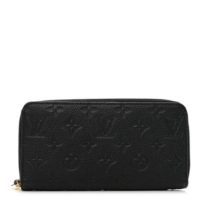 Louis Vuitton Empreinte Zippy Wallet Black 1 of 7