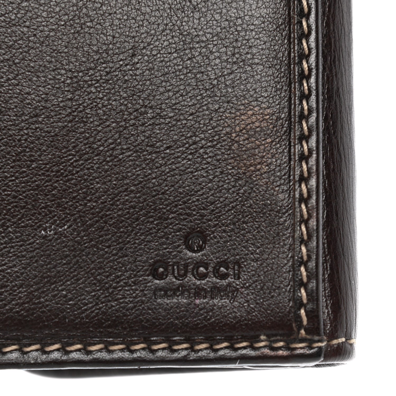 Gucci Calfskin Britt Continental Wallet Brown 6 of 11