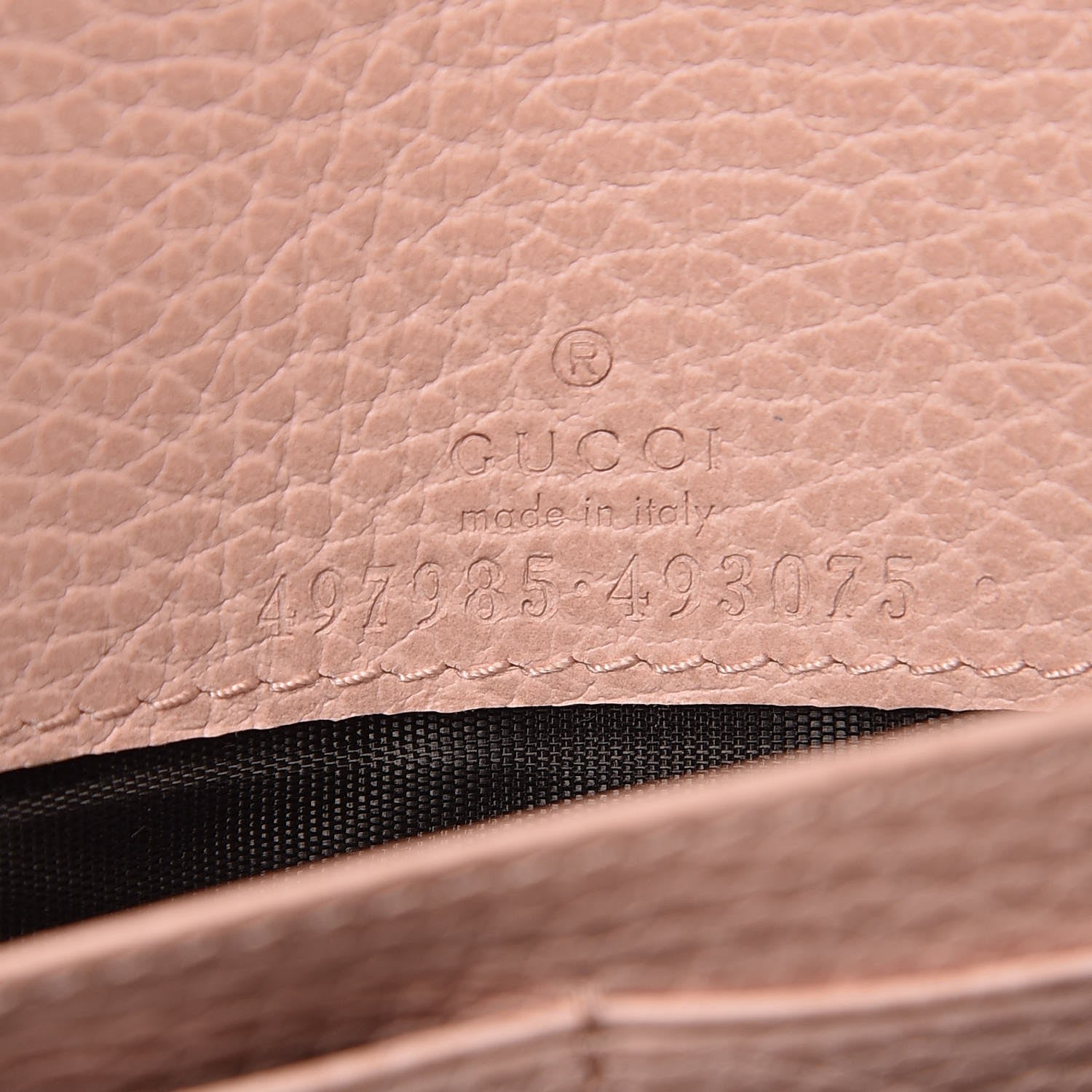 Gucci Dollar Calfskin Mini GG Marmont Chain Wallet Perfect Pink 6 of 8