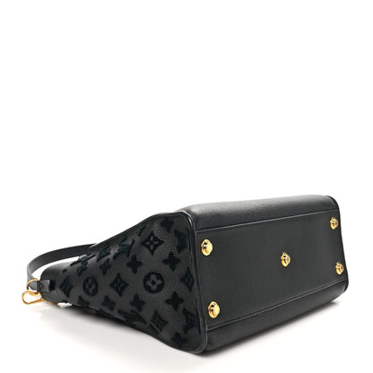 Louis Vuitton Calfskin Monogram Tufting On My Side Black 4 of 9