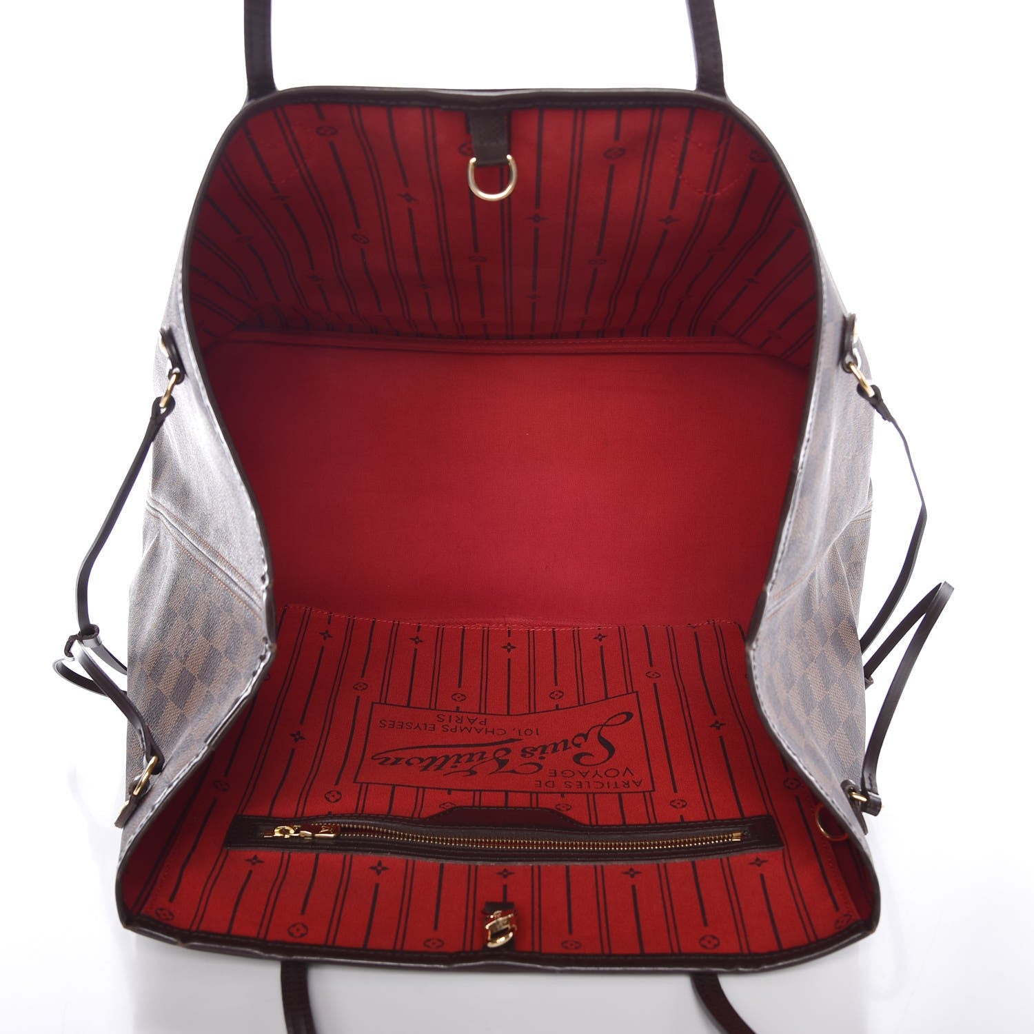Louis Vuitton Damier Ebene Neverfull GM 5 of 10