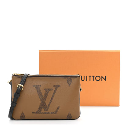 Louis Vuitton Reverse Monogram Giant Double Zip Pochette 12 of 12