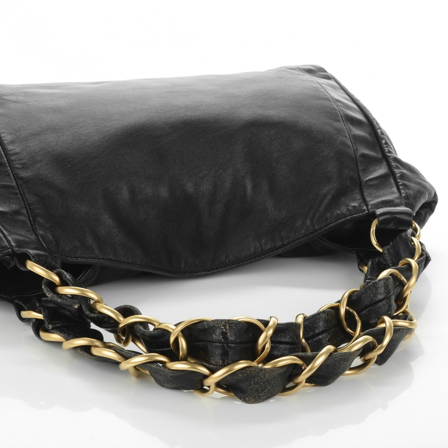 Chanel Lambskin Small Olsen Shoulder Bag Black 9 of 9