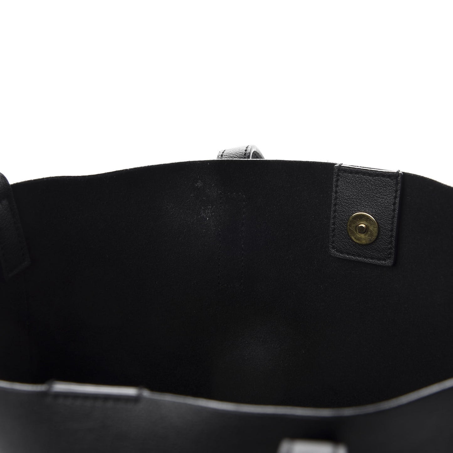 Calfskin Toy Shopping Tote Black