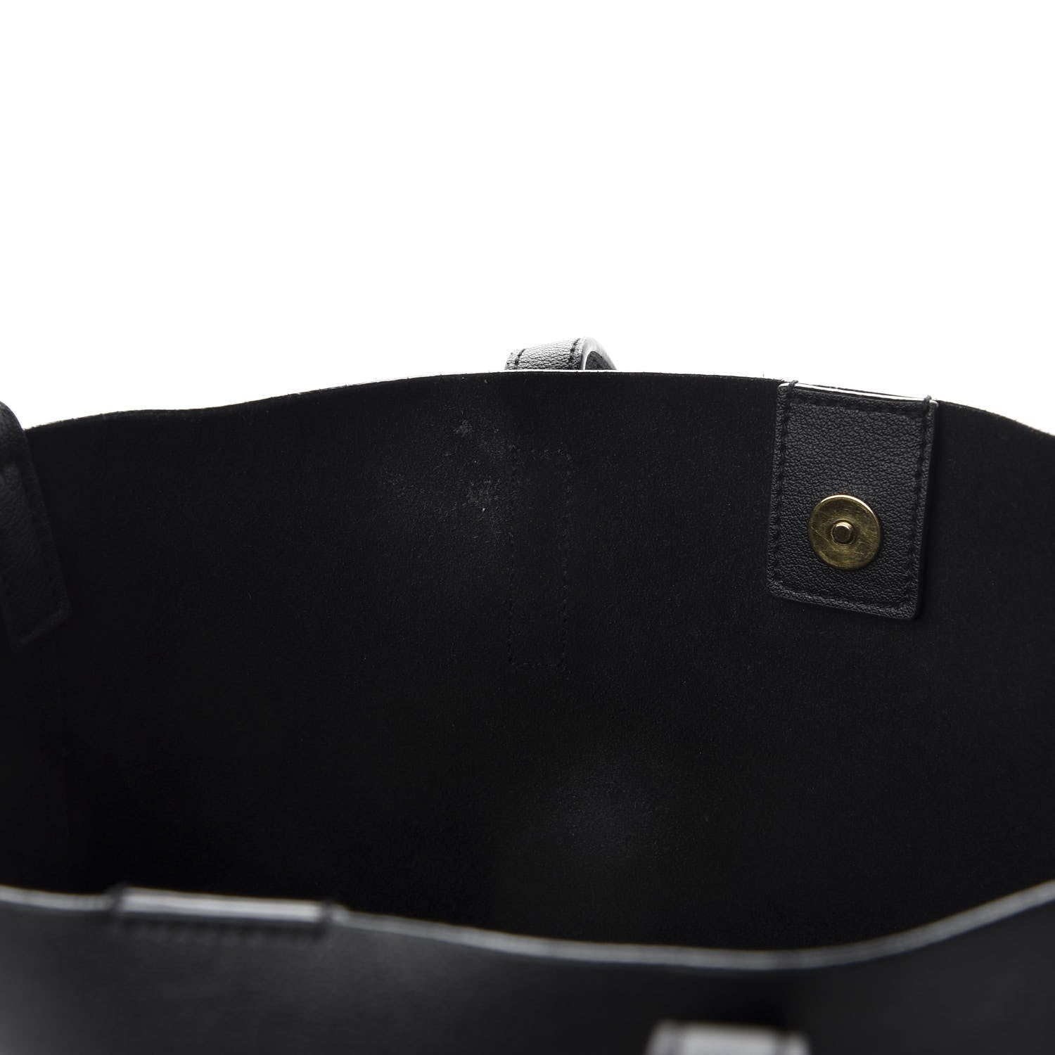 Saint Laurent Calfskin Toy Shopping Tote Black 10 of 12