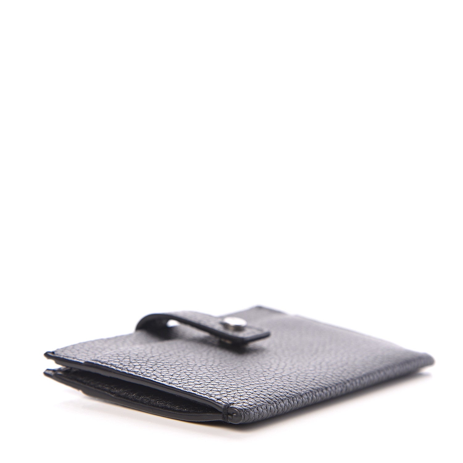 Saint Laurent Grained Calfskin Sac De Jour Card Case Black 3 of 6