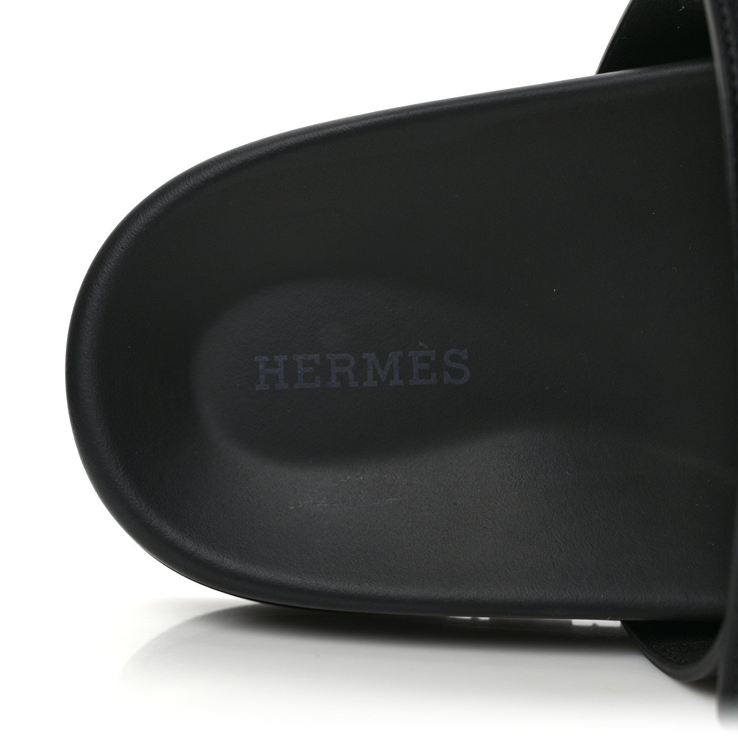 Hermes Calfskin Mens Chypre Sandals 42.5 Black 5 of 7