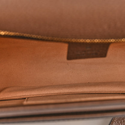 Gucci GG Supreme Monogram Web Small Ophidia Flap Messenger Bag Brown 5 of 10