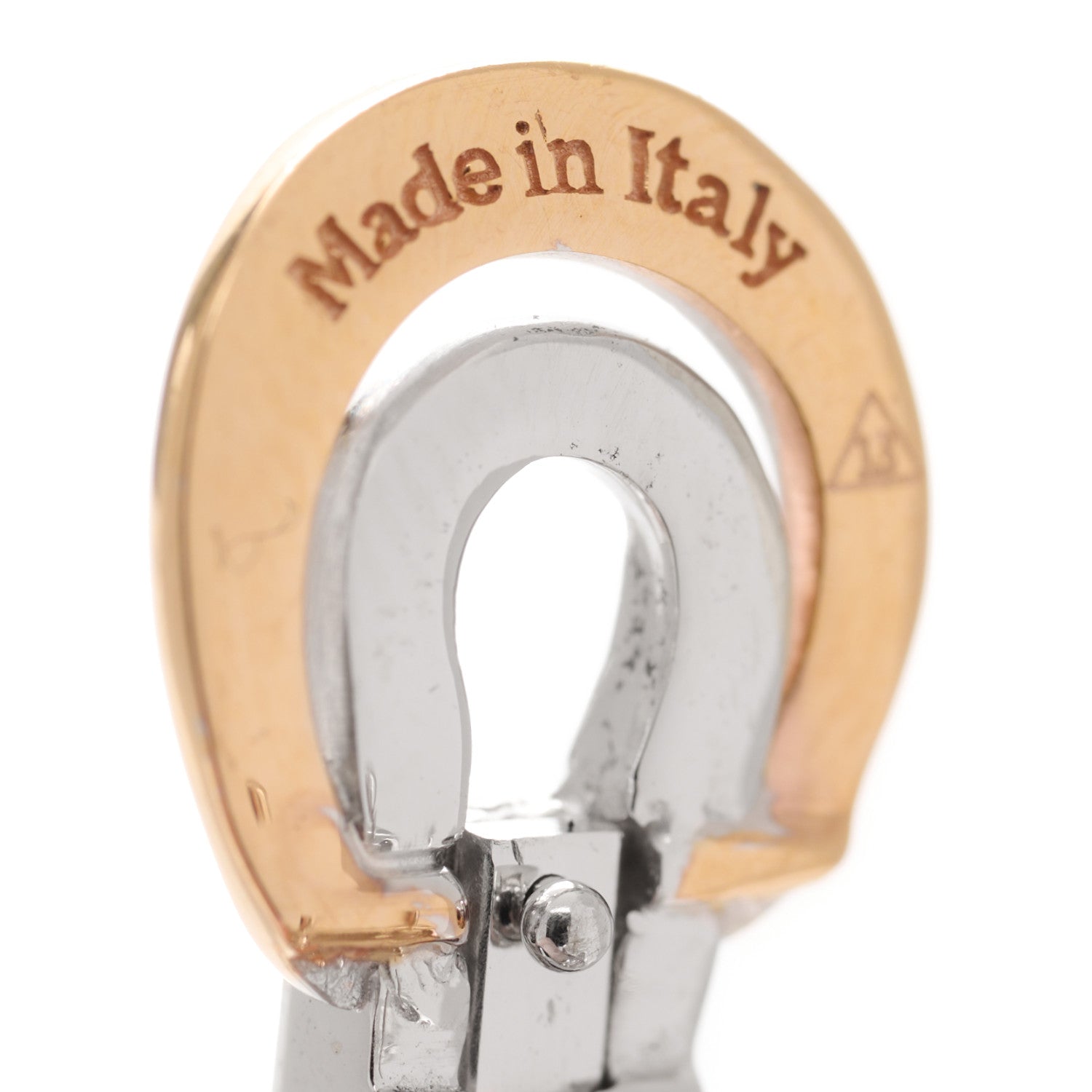 Damiani 18K White Rose Gold Brown Diamond Gomitolo Earrings 4 of 4