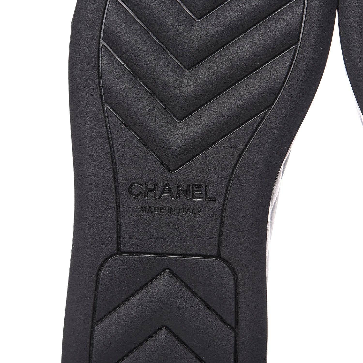 Chanel Lambskin Patent Cap Toe Lace Up Sneakers 38.5 Black 6 of 8