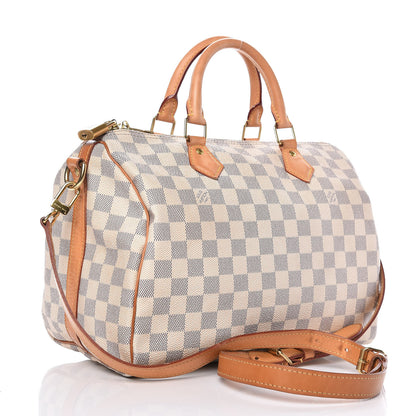 Louis Vuitton Damier Azur Speedy Bandouliere 30 3 of 16