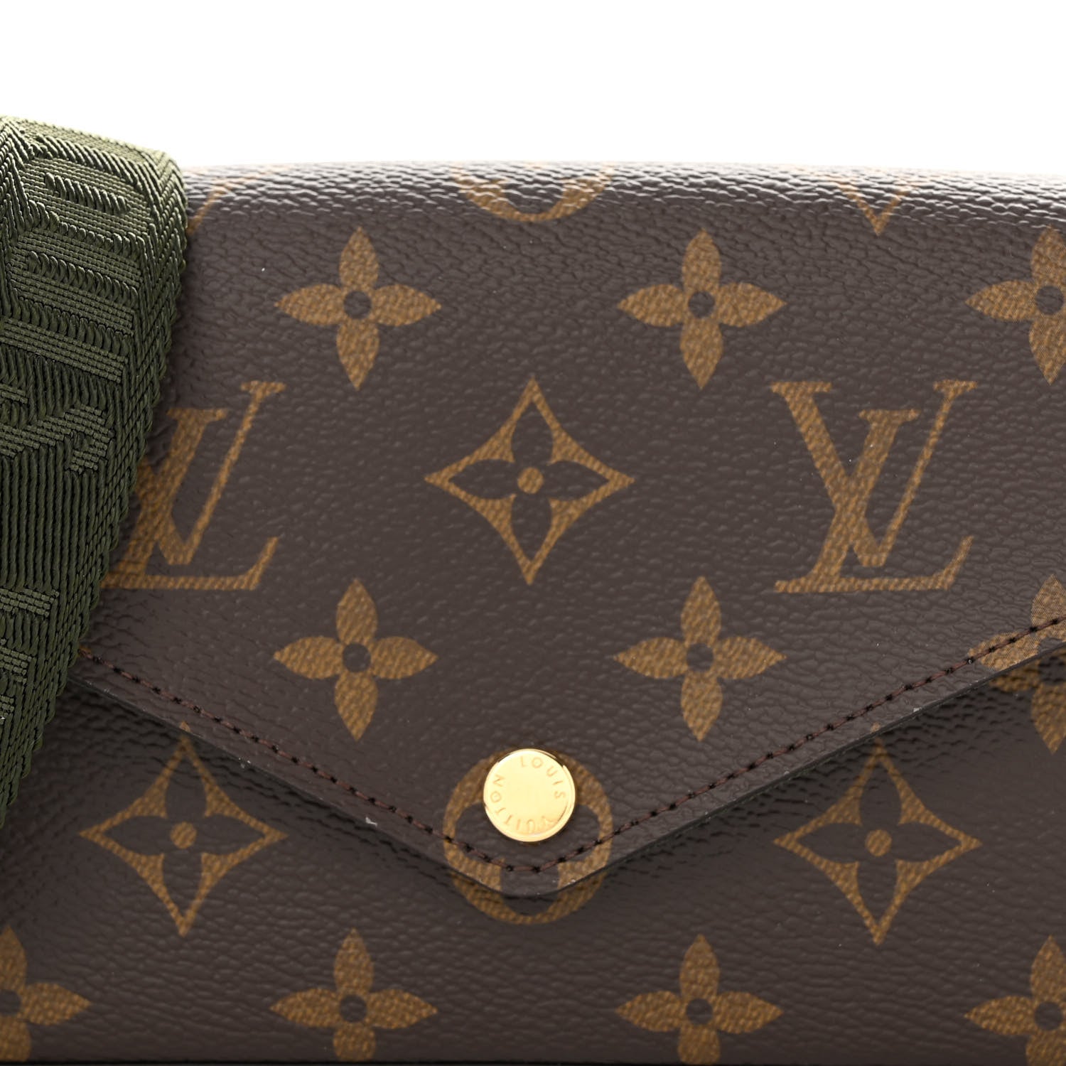 Louis Vuitton Monogram Felicie Strap & Go Kaki 7 of 10