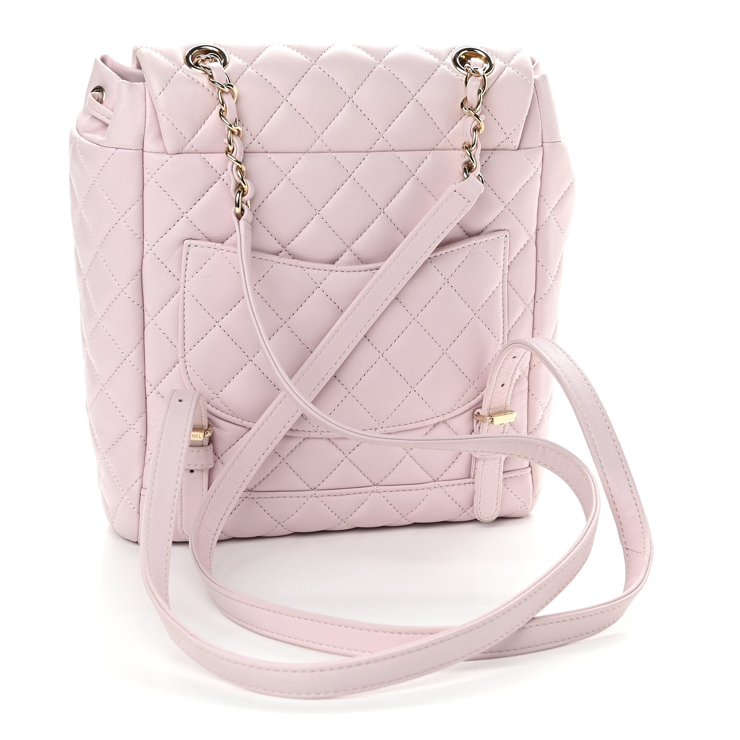 Lambskin Quilted Small Urban Spirit Backpack Light Pink