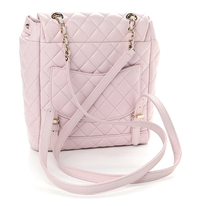 Chanel Lambskin Quilted Small Urban Spirit Backpack Light Pink 2 of 9
